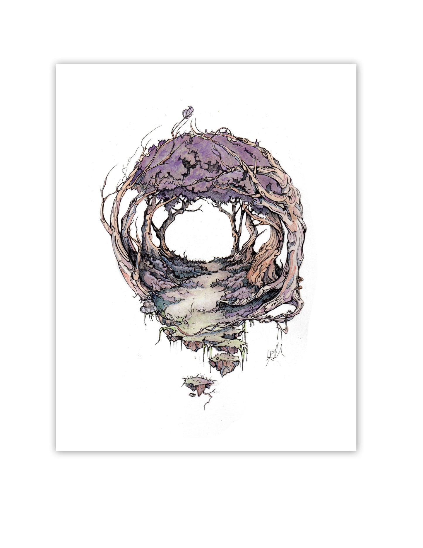 Trails End Art Print