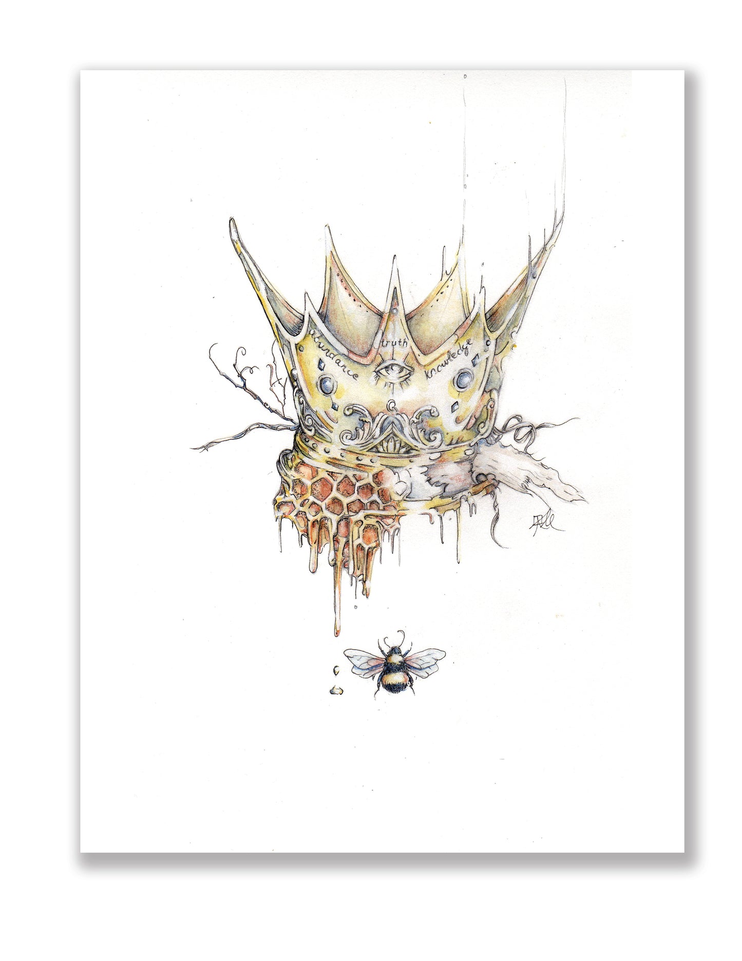 'Bee Your Future Self'  Art Print