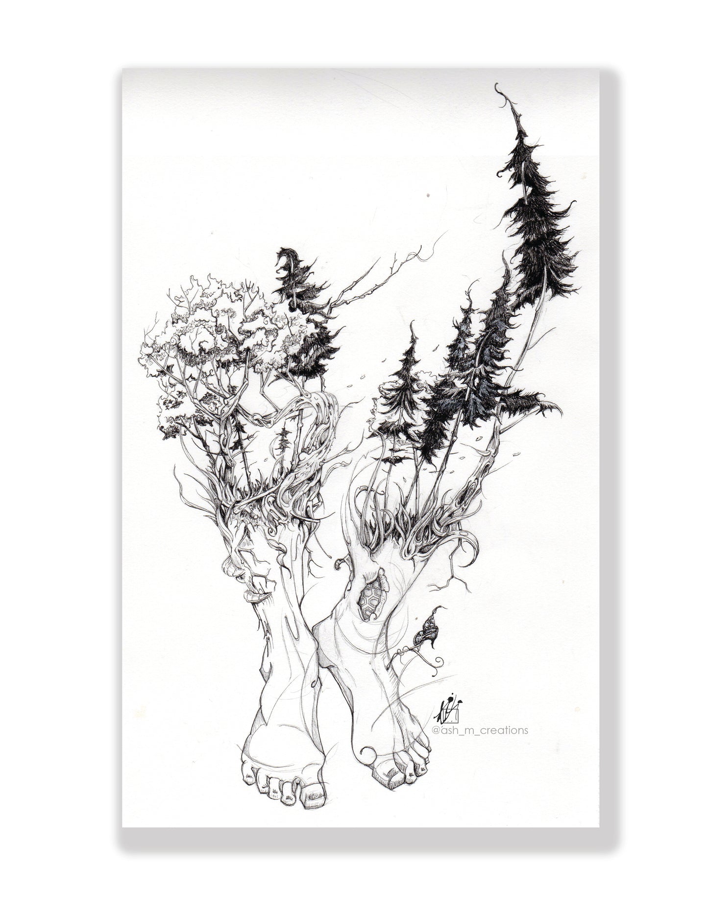 Grounding art print 9x11in