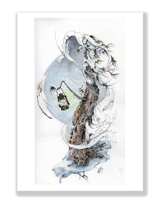 Through the Storm art print  9x11in